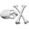 thumbnail image 5 of Nuevo 3D 3M Calavera Metal Esqueleto Crossbones Etiqueta Engomada De La Motocicleta Del Coche Etiqueta Del Emblema Del Cráneo Insignia Pegatinas De Estilo Del Coche, 5 of 5