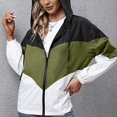 thumbnail image 2 of Women's Jacket Lightweight Bright Color Coat Soft Shell Hooded Raincoat Waterproof for Outdoor Camping Travelling New, 2 of 4