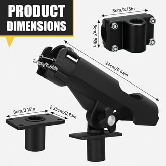Rod Holster F086 - JR Advantage Extended Rod Holder With Side Mount Folbe Fly Rod Holder Side Mnt 15
