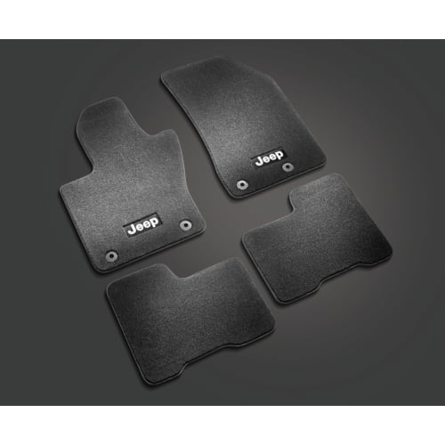 Mopar 82215974AA Premium Carpet Floor Mats Jeep Renegade Black