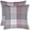 Purple, variant on Herringbone Check Cotton Cushions Set of 2 Poly Filled With Zipper Machine Washable
