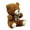 Dark brown, variant on Lovely Fluff Stuffed Keychain Handmade Bowknot Plush Bear Keyring Soft Cartoon An1ma1 Pendant Versatile Bag Accessory