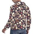 thumbnail image 3 of Hoodies for Men - Guitar Skull record Long Sleeve Comfrt Men'S Fashion Hoodies & Sweatshirts, Sweatshirts for Men Hoodies Pullover Clothing Clothes with Pouch, 3 of 7