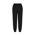 thumbnail image 5 of Cethrio Boys Cargo Sweatpants Size 10-12, Relaxed Fit Casual Warm Elastic Waist Winter Joggers Black, 5 of 6