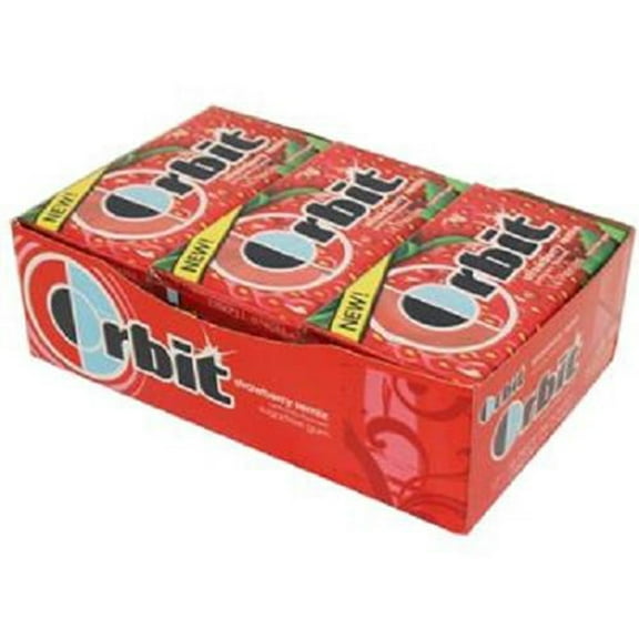 Orbit, Strawberry Remix, Count 12 (14S) - Gum / Grab Varieties & Flavors