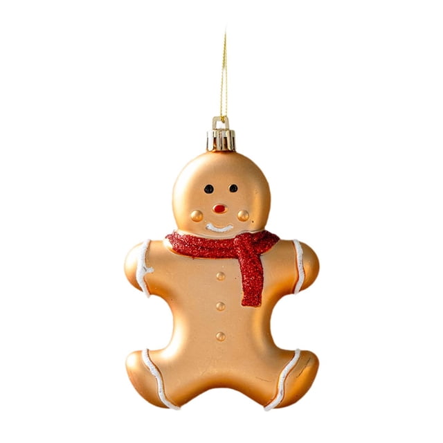 Adorno colgante navideño Hombre de jengibre BLESIY