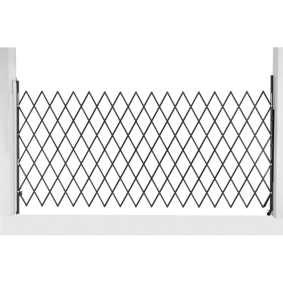 Global Industrial 7-1/2'W Single Folding Security Gate, 6-1/2'H