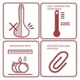 thumbnail image 5 of 11.6 Inch Silicone Soup Ladle Spoon Restaurant Kitchen Scoop Utensil Cooking Supplies Orange, 5 of 7