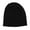 Black, variant on WEUVEB Black Brimless Ski Beanie, Warm Polyester Winter Hat for Men and Women, Stylish Unisex Snow Sports Headgear