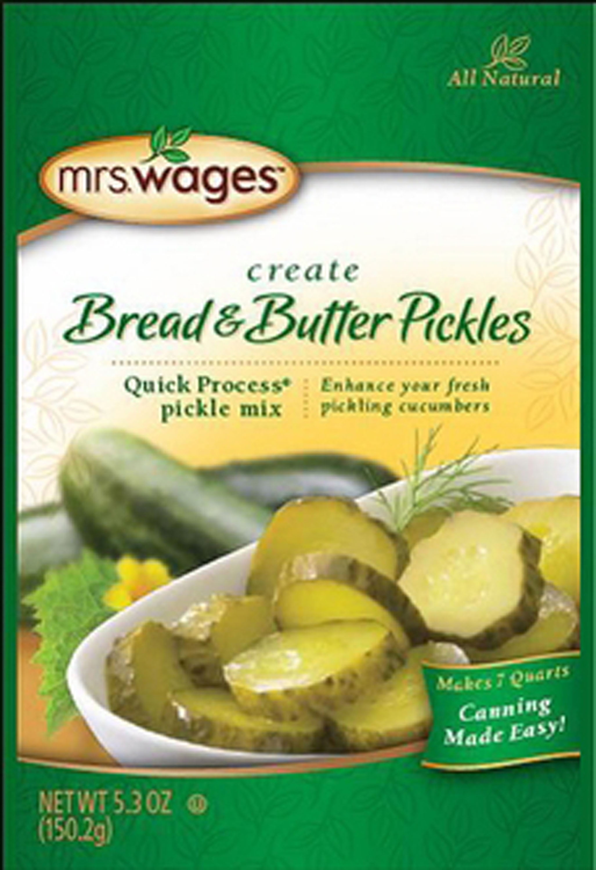 MRS. WAGES QUICK PROCESS BREAD & BUTTER PICKLE MIX