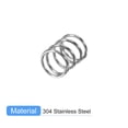 thumbnail image 4 of Unique Bargains Compression Spring, 5 Pack 304 Stainless Steel, 8mm OD, 0.8mm Wire, 10mm Length, 4 of 6