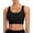 Black, variant on Womens Athletic Swim Top Women's Solid Color Sports Bra Bikini Top Swim Bra Athletic Swim Top Bathing Suit Top Black L
