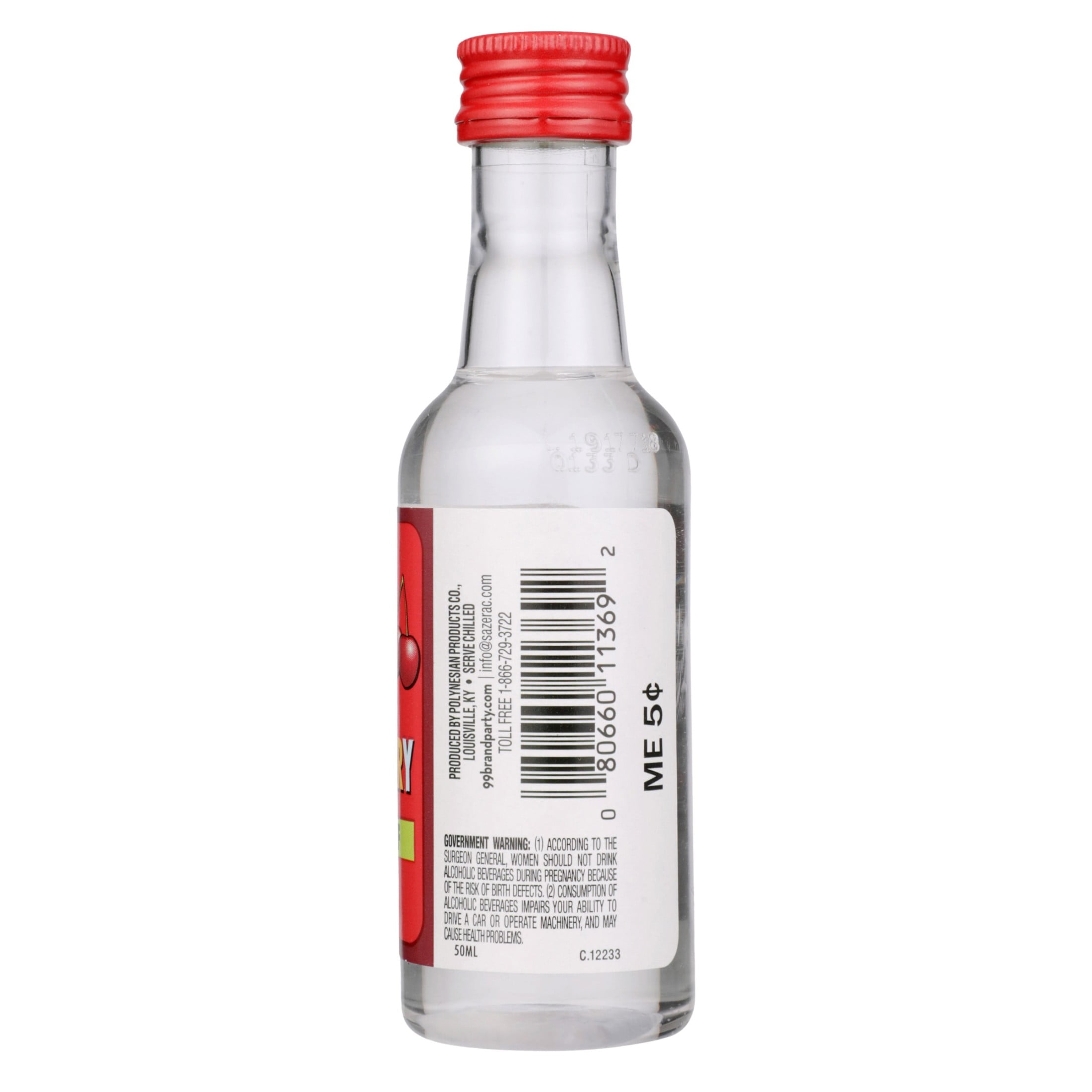 99 Brand Black Cherries Liqueur 50ml – 49.5% ABV 99 Proof, Intense