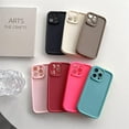 thumbnail image 4 of for iPhone 14 Case, Soft Gel Rubber TPU for Women Men, Full Camera Protective Strengthen Shockproof Compatible with iPhone Case (Blue Green, iPhone 14), 4 of 12