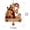 E, variant on Christmas Letter A Ornament, Religious Alphabet Initial Hanging Decoration with Merry Christmas Message and Bell,Christmas Tree Decorations