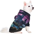 thumbnail image 5 of KLL Fantasy Landscape Starry Night for Basic Dog Hoodie - Pet Hoodie Sweater with Leash Hole - Cute Dog Sweatshirt - Pet Clothes Hooded Sweatshirt for Dog & Cat -Medium, 5 of 8