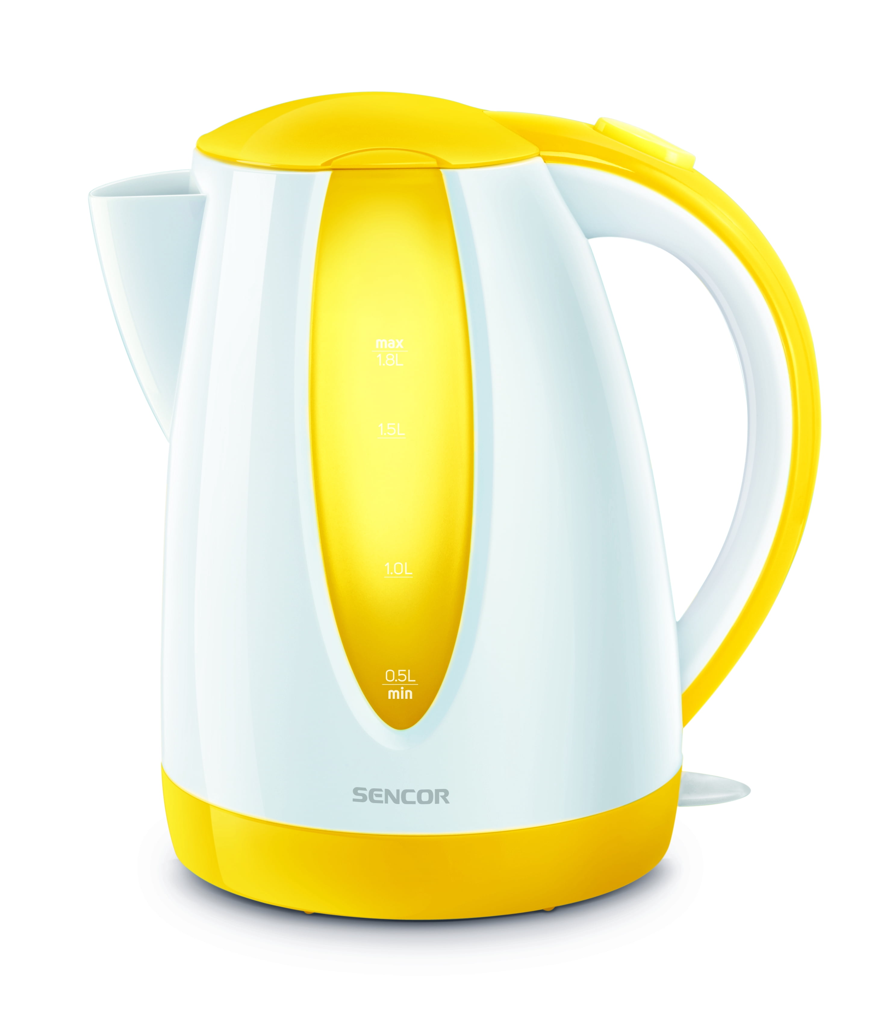 yellow electric kettle