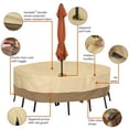 Classic Accessories Veranda™ Round Patio Table & Chair Set Cover with