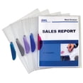 thumbnail image 3 of (5 pack) C Line Products Inc 32800 8-1/2" X 11" Clear Report Cover With Clip Assorted Color, 3 of 6