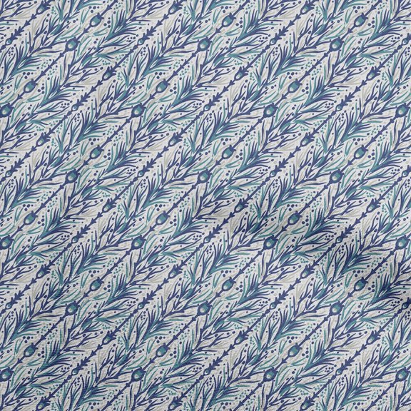 oneOone Viscose Chiffon Navy Blue Fabric Asian Sewing Fabric By The Yard Printed Diy Clothing Sewing Supplies 42 Inch Wide