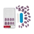thumbnail image 4 of KISS Gel Fantasy Magnetic - Velvet Spark, Purple, Oval, Short, 4 of 9