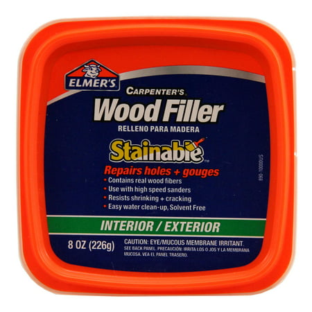 Elmer's Stainable Interior/Exterior Wood Filler (Best Outdoor Wood Filler)