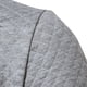 thumbnail image 5 of Abrigo de chaqueta con capucha y cuello alto con cremallera en contraste casual de diamante para hombre Pompotops oipoqjl9399, 5 of 9