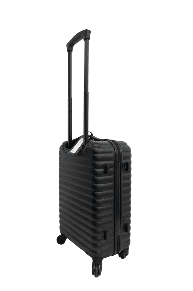 Protege 20Inch Hardside ABS Upright Luggage with 100% ABS Rich Black