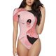 thumbnail image 1 of Balery Cute Axolotl Sakura Blossoms A Body de cuello redondo de manga corta para mujer Tops de manga corta Tops básicos-Small, 1 of 7