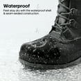 thumbnail image 2 of BURUDANI Men's Insulated Waterproof Work Winter Snow Boots Warm Shoes Wide Width, 2 of 7