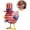 B, variant on Win s Way Patriotic Rooster Figurines, 4th of July Decorative Stuffed Bird Independence Day Decor, Farmhouse Kitchen Tiered Tray Desktop Ornament for Home Holiday Party