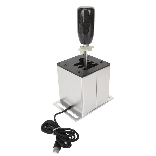 Palanca de cambios de simulador USB palanca de cambios de simulador de camión USB Fácil de instalar Profesional de alta precisión para volante G25 para G29 para T300RS GT ANGGREK Otros