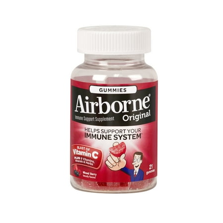 Mix Gummy - Airborne Gummies, Berry Flavor, 21 Count