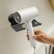 thumbnail image 1 of Organizador de herramientas para el cabello de pared | Instalación sin taladro con adhesivo | Almacenamiento para baño y armario para secador de pelo, plancha, rizador y cepillos | Cesta de plástico, 1 of 7