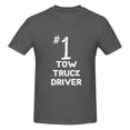 thumbnail image 5 of Site Athletics Number 1 Tow Truck Driver T-Shirt Cotton T-Shirt Deep Heather 3x-Large, 5 of 5