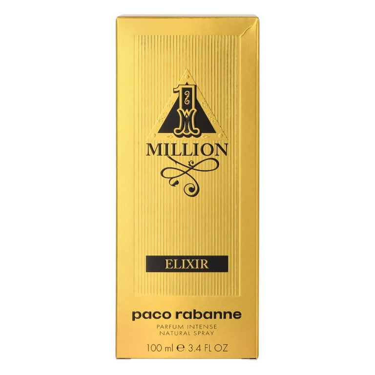 Paco Rabanne One million Elixir for Men Parfum Intense Spray, 3.4 Ounce  (New 2022) - Walmart.com