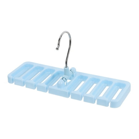 OUNONA Belt Hanger Belt Organizer for Closet Belt Storage Rack Space Saving Closet Organizers and Storage for Belt Bra Tank Top Tie Scarf Purse Sky-Blue