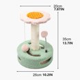 thumbnail image 2 of Pet Scratching Post Climbing Frame Pillar Interactive Scratching Post Toy Scratch Furniture Playing Scratcher Home Living Room Yellow Pink, 2 of 9