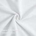 thumbnail image 6 of White Pinch Pleated Full Blackout Curtains 60 inch Wide Thermal Insulated Window Panels 95 inch for Living Room Bedroom Room Darkening Pinch Pleat Drapes with Hooks Back Tab 60" Wx95 Lx1, 6 of 9