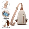 thumbnail image 4 of Bolso bandolera INICAT de piel, bolso de pecho para mujer, 4 of 7