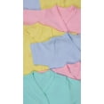 thumbnail image 3 of ToBeInStyle Girl's 4-Pack Short Sleeve Ultra-Soft Cotton Kimono Wrap Tee Shirt - Pastel - 0-3 Months, 3 of 7