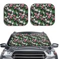 thumbnail image 2 of Sikiie Lilies Flowers Print Foldable Car Windshield Sun Visor, Car Window Sunshade Suitable for Sedan, SUV and Truck Car Accessories-Medium, 2 of 6