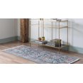 thumbnail image 4 of Rugs.com Rabia Collection Rug – 2' 7 x 9' Runner Blue Low Rug Perfect For Hallways, Entryways, 4 of 9