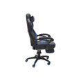 thumbnail image 4 of RESPAWN 110 Racing Style Gaming Chair, Reclining Ergonomic Leather Chair with Footrest (Black and Blue), 4 of 8