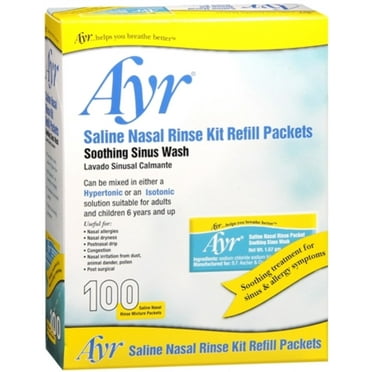Ayr Sinus Rinse Refill Packets 100 Each (Pack of 3)