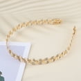 thumbnail image 6 of Unique Bargains 1 Pc Simple Chain Headbands for Women Rose Gold Tone, 6 of 6