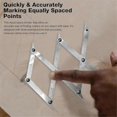 thumbnail image 2 of Picket Master Pro 3 Point Center Finder,Center Finder,Center Finding Tool,Equal Space Divider,Equal Spacing Layout Tool, 2 of 5
