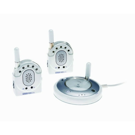 Fisher-Price Long Distance Dual Baby Monitor, 900MHz - White/Grey