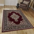 thumbnail image 2 of Allstar Rugs Allstar Woven Traditional Persian Floral Design Rug Burgundy 7' 0" x 5' 2" 5' x 8', 2 of 5