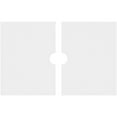 thumbnail image 4 of 18"W x 12"H x 2"ID x 6 1/4"C x 1"P Beaux Architectural Grade PVC Contemporary Ceiling Medallion, Two Piece, 4 of 11